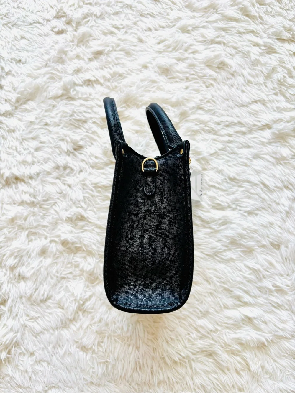 🤍New! Black Structured Crossbody Top-Handle Women's Bag